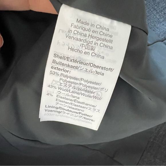 J. Crew Gray Blazer Wool blend Sz 6 Tall Button Closure - Picture 7 of 7